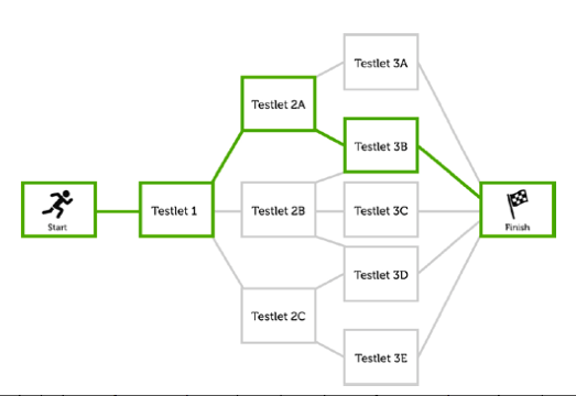 adaptive testing pictograph