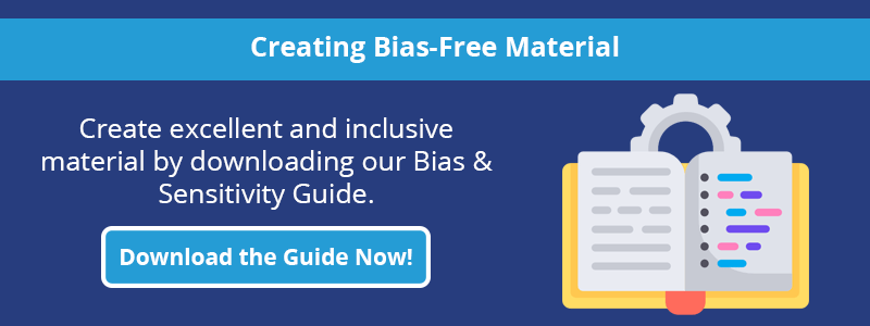 Click to download guide to creating bias free materials